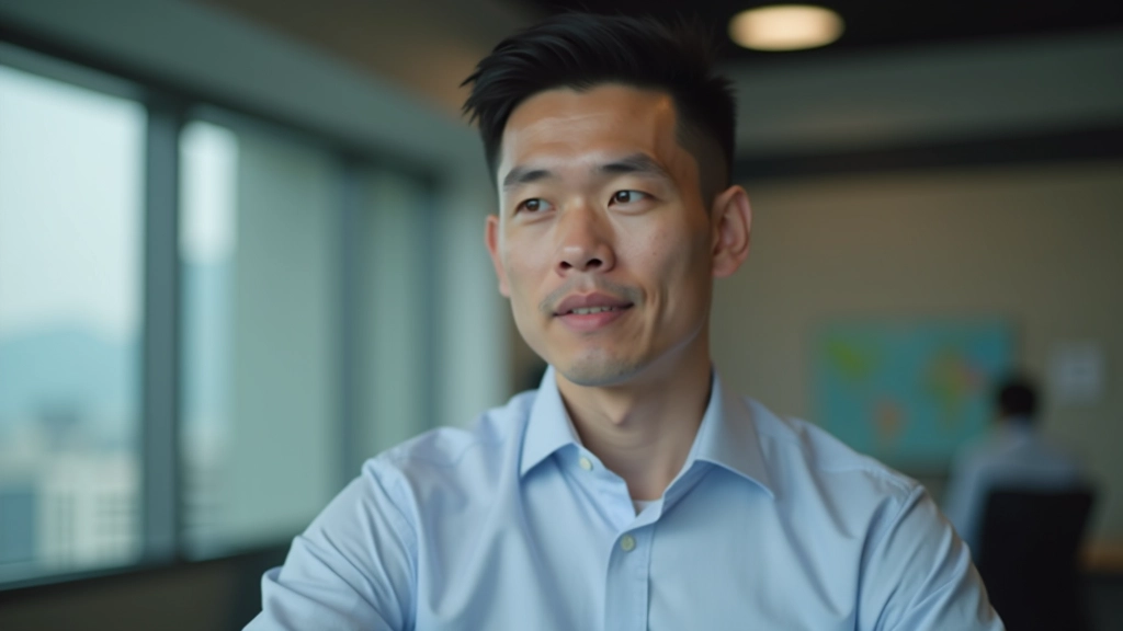 Two professionals in an office setting engaged in meaningful conversation with focused body language